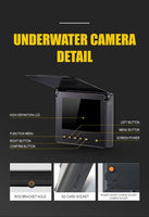 Portable Underwater Fishing Night Vision Camera 4.3 Inch with 20M Cable for Ice/Sea Jack's Clearance