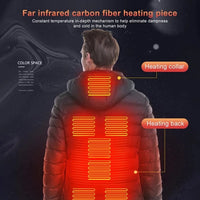 17 Areas Heated Jacket USB Winter Outdoor Electric Heating Jackets Warm Sports Thermal Coat Clothing Heatable Cotton jacket
Men Women Jack's Clearance