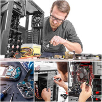 WOZOBUY 135 in 1 Precision Screwdriver Set DIY Repair Tools Kit to Fixing Phone Laptop PC Watches Glasses and Other Electronics Jack's Clearance