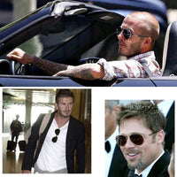 Luxury Men's Polarized Sunglasses Driving Sun Glasses For Men Women Brand Designer Male Vintage Black Pilot Sunglasses UV400 Jack's Clearance