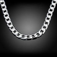 Special Offer 925 Sterling Silver Necklace for Men Luxury Chain Jewelry Jack's Clearance