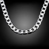 Special Offer 925 Sterling Silver Necklace for Men Luxury Chain Jewelry Jack's Clearance