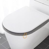 British Plug Toilet Seat Home Winter Thickened Fleece Heating Pad Winter Fleece-Lined Four Seasons Universal Waterproof Toilet Jack's Clearance