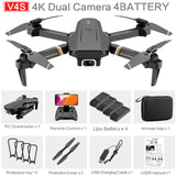 4DRC V4 WIFI FPV Drone WiFi live video FPV 4K/1080P HD Wide Angle Camera Foldable Altitude Hold Durable RC Quadcopter Jack's Clearance