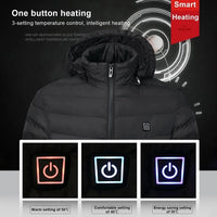 17 Areas Heated Jacket USB Winter Outdoor Electric Heating Jackets Warm Sports Thermal Coat Clothing Heatable Cotton jacket
Men Women Jack's Clearance