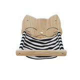 Wall-mounted Cat Hammock Bed Pet Furniture Kitten Wall Shelf Set Cat Perch Wooden Scratching Climbing Post Cat Tree House Toy Jack's Clearance