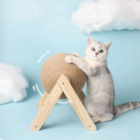 Cat Scratching Ball Toy Kitten Sisal Rope Ball Board Grinding Paws Toys Cats Scratcher Wear-resistant Pet Furniture Jack's Clearance