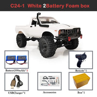 WPL C24-1 Full Scale RC 4WD 1:16 2.4G Rock Crawler Jack's Clearance