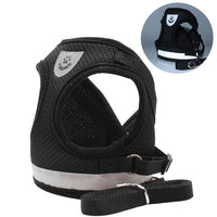 Breathable Cat Harness And Leash Escape Proof Pet Clothes Kitten Puppy Dogs Vest Adjustable Easy Control Reflective Cat Harness Jack's Clearance