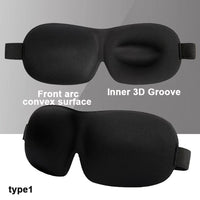 3D Sleeping Mask Block Out Light Soft Padded Sleep Mask Jack's Clearance