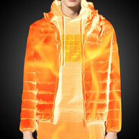 USB Heated Jacket | Men Women Winter Warmer Multi Zone Heating Jack's Clearance