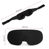 3D Sleeping Mask Block Out Light Soft Padded Sleep Mask Jack's Clearance