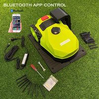 Robot Lawn Mower For Small Lawn 400-600m2 Each Recharge,Li-ion battery,Bluetoooth APP Control,Water proof IPX4,brushless motor Jack's Clearance