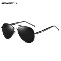 Luxury Men's Polarized Sunglasses Driving Sun Glasses For Men Women Brand Designer Male Vintage Black Pilot Sunglasses UV400 Jack's Clearance