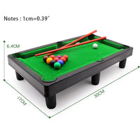 Tabletop Billiards Mini Desktop Pool Table Snooker Toy Game Set Jack's Clearance