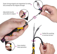 WOZOBUY 135 in 1 Precision Screwdriver Set DIY Repair Tools Kit to Fixing Phone Laptop PC Watches Glasses and Other Electronics Jack's Clearance