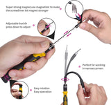 WOZOBUY 135 in 1 Precision Screwdriver Set DIY Repair Tools Kit to Fixing Phone Laptop PC Watches Glasses and Other Electronics Jack's Clearance