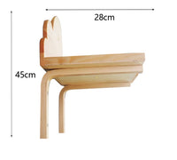 Wall-mounted Cat Hammock Bed Pet Furniture Kitten Wall Shelf Set Cat Perch Wooden Scratching Climbing Post Cat Tree House Toy Jack's Clearance