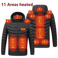 17 Areas Heated Jacket USB Winter Outdoor Electric Heating Jackets Warm Sports Thermal Coat Clothing Heatable Cotton jacket
Men Women Jack's Clearance
