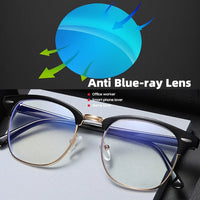 Classic Semi Rimless Anti Blue Light Blocking Glasses Unisex Frames Jack's Clearance