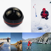 Wireless Sonar for Fishing 48m/160ft Water Depth Echo Sounder Fish Finder Jack's Clearance