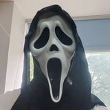 Ghost Face Scream Movie Horror Mask Halloween Killer Cosplay Adult Costume Accessories Props Jack's Clearance