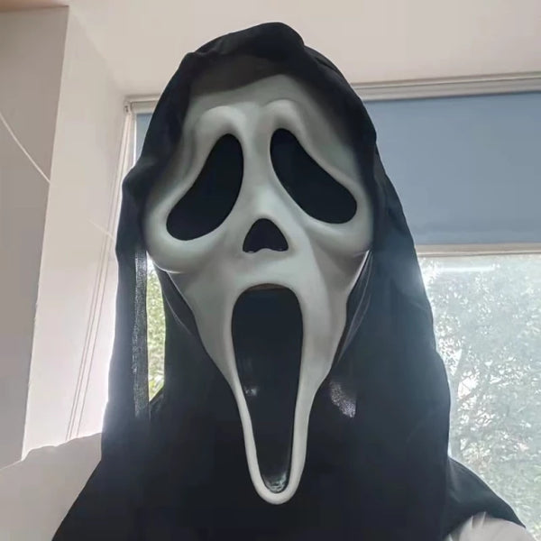 Ghost Face Scream Movie Horror Mask Halloween Killer Cosplay Adult Costume Accessories Props Jack's Clearance
