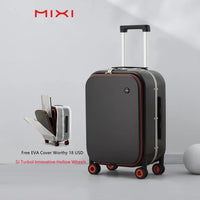 Mixi Patent Design Aluminum Frame Suitcase Carry On Rolling Luggage Beautiful Boarding Cabin Jack's Clearance