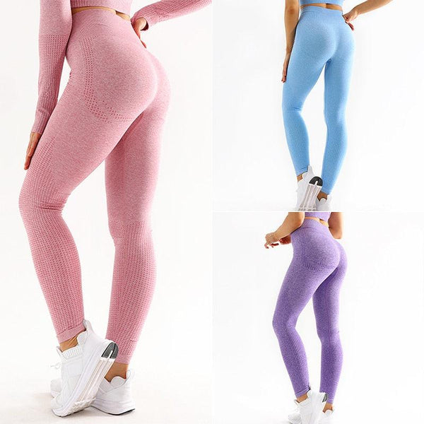 Seamless Leggings Sport Fitness Running Yoga Pants High Waist Booty Gym Shark Elastic Body Building Pantalones De Yoga For Women Jack's Clearance