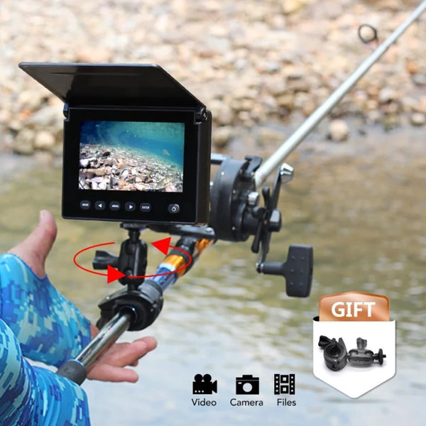 Portable Underwater Fishing Night Vision Camera 4.3 Inch with 20M Cable for Ice/Sea Jack's Clearance