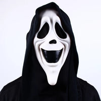 Ghost Face Scream Movie Horror Mask Halloween Killer Cosplay Adult Costume Accessories Props Jack's Clearance