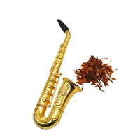 Unique Saxophone Smoking Pipes Mini Portable Metal Tobacco Pipe Hookah Gifts Jack's Clearance