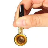 Unique Saxophone Smoking Pipes Mini Portable Metal Tobacco Pipe Hookah Gifts Jack's Clearance