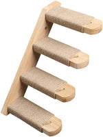 Wall-mounted Cat Hammock Bed Pet Furniture Kitten Wall Shelf Set Cat Perch Wooden Scratching Climbing Post Cat Tree House Toy Jack's Clearance