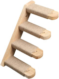Wall-mounted Cat Hammock Bed Pet Furniture Kitten Wall Shelf Set Cat Perch Wooden Scratching Climbing Post Cat Tree House Toy Jack's Clearance