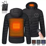 USB Heated Jacket | Men Women Winter Warmer Multi Zone Heating Jack's Clearance