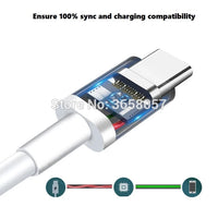 20PCS/lot AAA Quality USB C USB Phone Cable Android Charger Cable Charging Wire Cord for Samsung Galaxy for Huawei for iphone Jack's Clearance