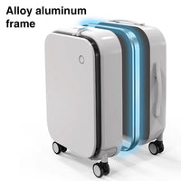 Mixi Patent Design Aluminum Frame Suitcase Carry On Rolling Luggage Beautiful Boarding Cabin Jack's Clearance