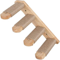Wall-mounted Cat Hammock Bed Pet Furniture Kitten Wall Shelf Set Cat Perch Wooden Scratching Climbing Post Cat Tree House Toy Jack's Clearance