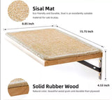 Wall-mounted Cat Hammock Bed Pet Furniture Kitten Wall Shelf Set Cat Perch Wooden Scratching Climbing Post Cat Tree House Toy Jack's Clearance