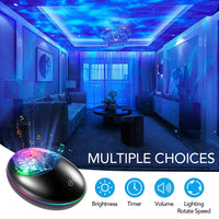 2in1 Galaxy Projector Speaker Ocean Wave Night Light Jack's Clearance