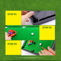 Tabletop Billiards Mini Desktop Pool Table Snooker Toy Game Set Jack's Clearance