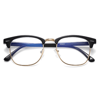 Classic Semi Rimless Anti Blue Light Blocking Glasses Unisex Frames Jack's Clearance