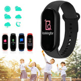 M6 Smart Bracelet Multi-Function Heart Rate Blood Pressure Monitor Step Music Sleep Monitoring M6 Smart Fitness Sports Watch Jack's Clearance