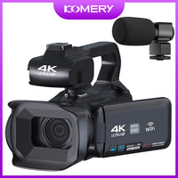 KOMERY YouTube Camcorder 4K Ultra HD camera Camcorders 64MP Streaming Camera 4.0"Touch Screen Digital Video Camera Jack's Clearance