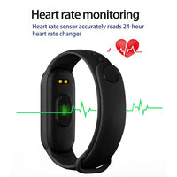 M6 Smart Bracelet Multi-Function Heart Rate Blood Pressure Monitor Step Music Sleep Monitoring M6 Smart Fitness Sports Watch Jack's Clearance