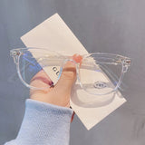 Transparent Finished Myopia Glasses Men Women Black Eyeglasses Prescription Shortsighted Eyewear Jack's Clearance