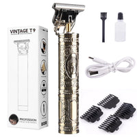 Men's Barber Retro T9 Hair Trimmer Professional Razor Trimmer Kemei Heyar Cut Machine Wireless Hair Clipper Beard Man Shaving Jack's Clearance