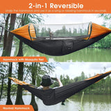 MLIA Large Camping Hammock with Mosquito Net | 2 Person Pop-up Jack's Clearance