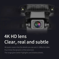E88 Rc Drone 4K Profesional HD Dual Camera 2.4Ghz Mini Foldable Quadcopter Real-time Transmission Jack's Clearance